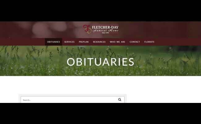 Fletcher-Day Funeral Home Obituaries 2023 Best Info